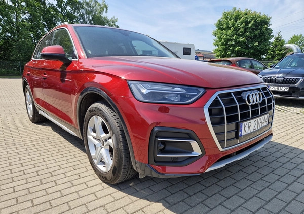 Audi Q5 cena 147000 przebieg: 50480, rok produkcji 2021 z Skawina małe 631